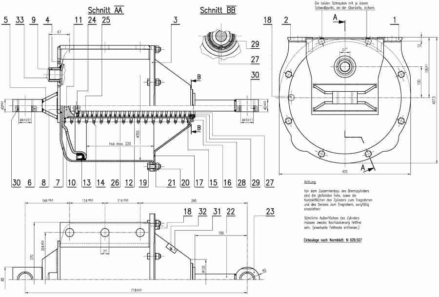 cilindro de frenos BZ 14 D9